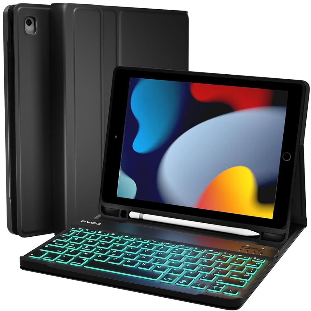 iPad 第9世代 64GB、Apple Pencil、Keyboard iPad Case with Keyboard 10.2'' - iPad 9th Generation Case